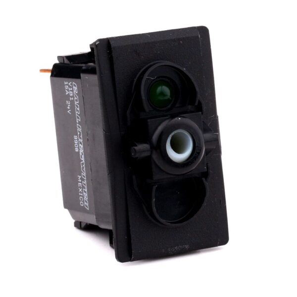 on-off Schalter, 24V/15A, für Contura Wippe II,III, IV, V, LED 1 grün hell