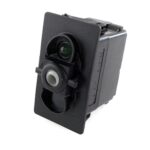 on-off Doppelschalter, 24V/15A, für Contura II,III,IV,V, LED 1 grün hell