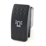 on-off Doppelschalter, 24V/15A, Contura II, ohne Lampe/LED, ohne Linse, Symbol „Rundumkennleuchte“, mit Flächendichtung