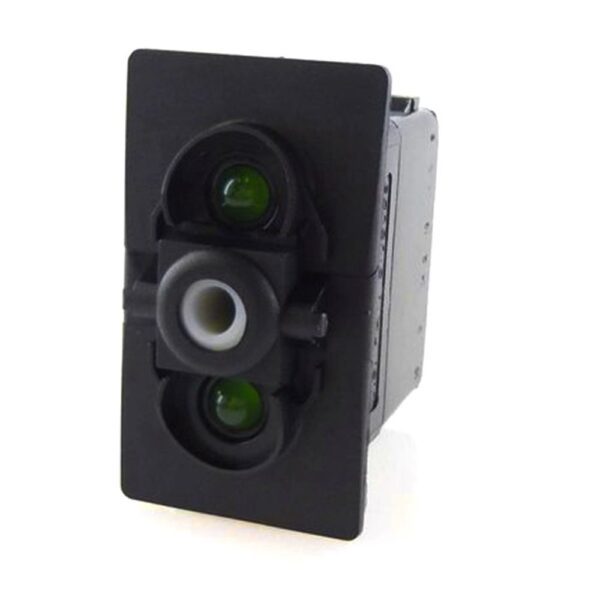 on-on Doppelschalter, 12V/20A, für Contura II,III,IV,V, LED 1 grün hell, LED 2 grün hell