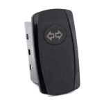 Kontrollleuchte 24V, Contura V, LED 1 green, Linse weiß, Symbol „Blinker“