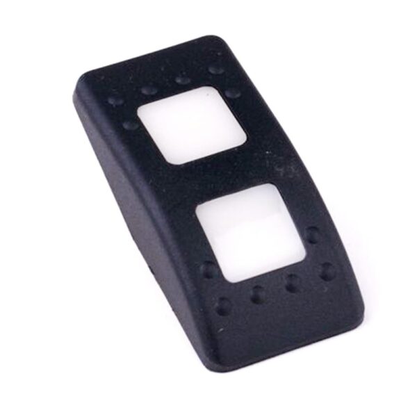 Wippe Contura II, schwarz, 2x quadratische Linse weiß, ohne Symbol