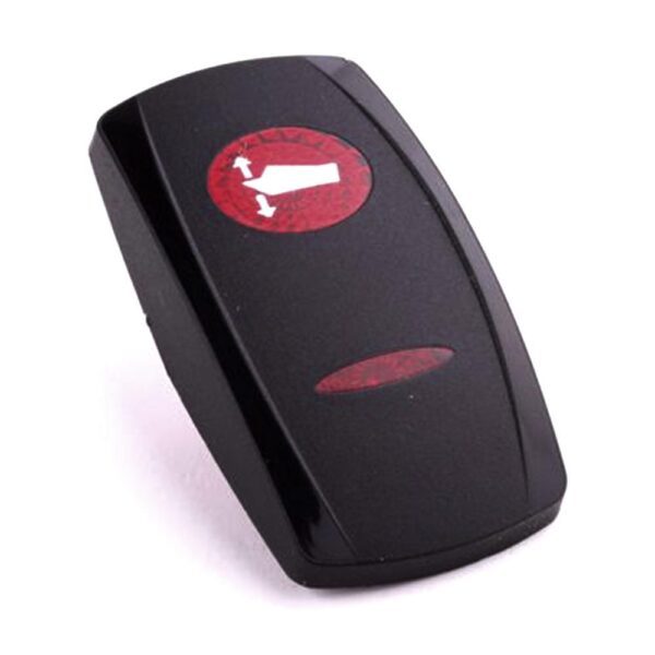 Wippe Contura V, schwarz, ovale und schmale Linse rot, Symbol "propulsion system"