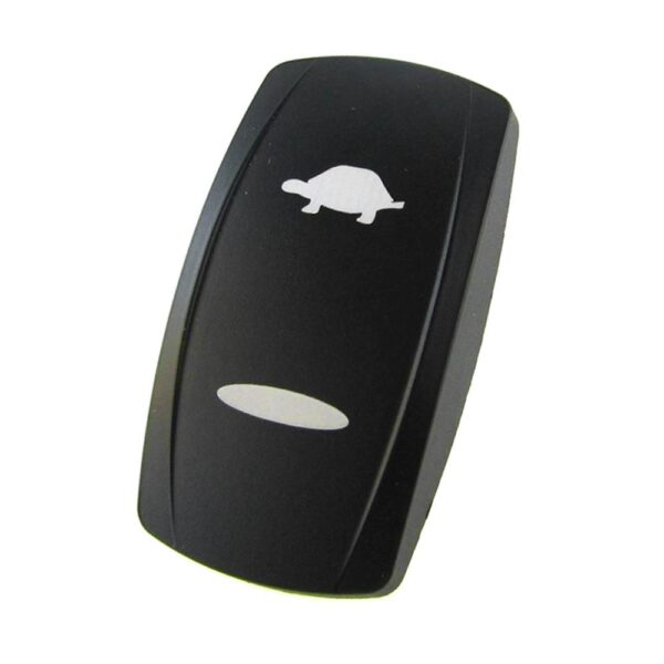 Wippe Contura V, schwarz, Symbol "Schildkröte", schmale Linse, gelasert