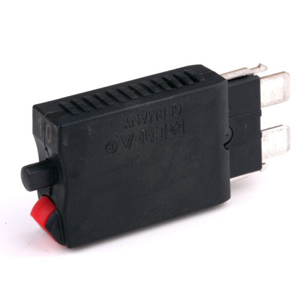 Thermischer Kfz-Sicherungsautomat 24V, 10A, für Flachsicherungshalter, mit Rasthaken