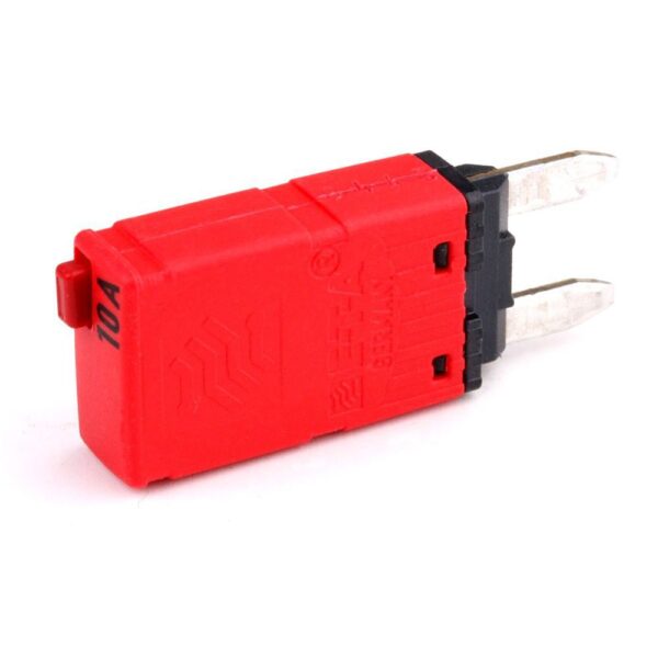 Thermischer Kfz-Sicherungsautomat Mini-Bauform 24V, 10A, mit Rückstellknopf