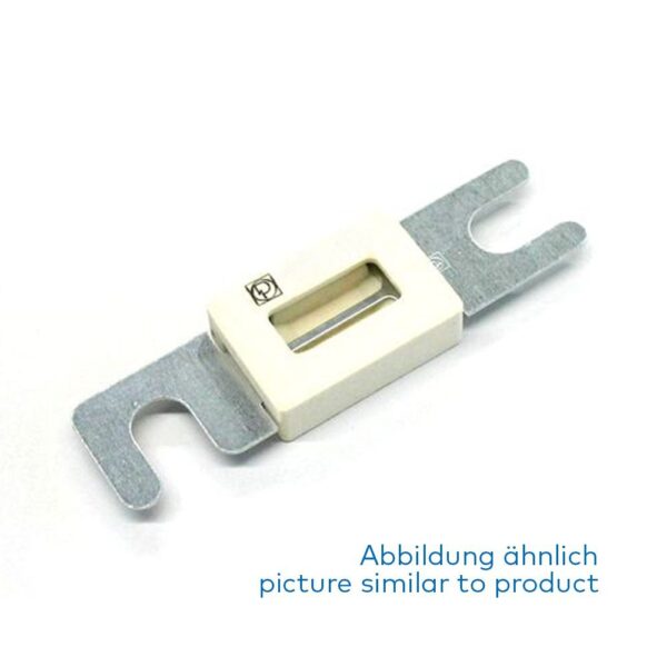 Streifensicherung 60mm, 160A, mit Keramik-Isolierkörper