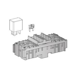 Steckmodul für 4x Mikro Relais und 8x MiniVal