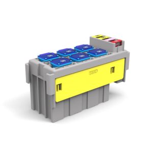 Steckmodul für 4 x MiniVal und 6 x A1S, mit Secondarylok