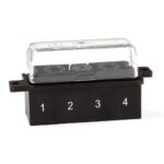 Sicherungsdose für UniVal, 4-polig, mit Deckel
