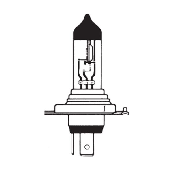 Scheinwerferlampe H4, 12V, 60/55W, P43t