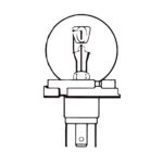 Kugellampe 24V, 55/50 W, P45t, R2