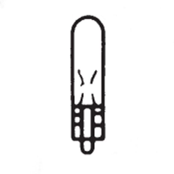 Glassockellampe 12V, 1,2W