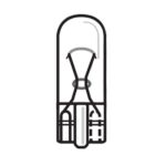 Glassockellampe 12V, 5W