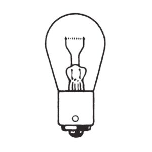 Kugellampe 24V, 21W, P21W, BA15s, heavy duty