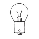 Kugellampe 24V, 18W, BA15s