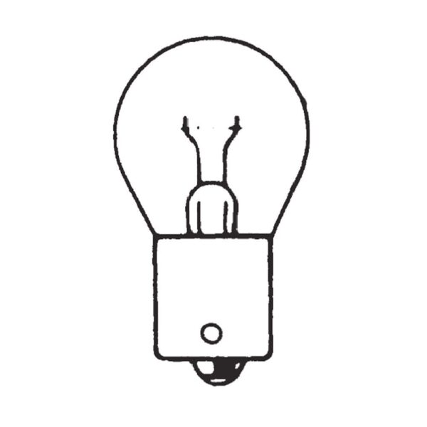 Kugellampe 24V, 18W, BA15s