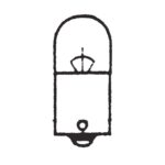 Kugellampe 24V, 10W, R10W, BA15s, heavy duty