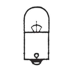 Kugellampe 24V, 10W, R10W, BA15s, heavy duty