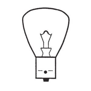 Kugellampe 24V, 45W, BA15s