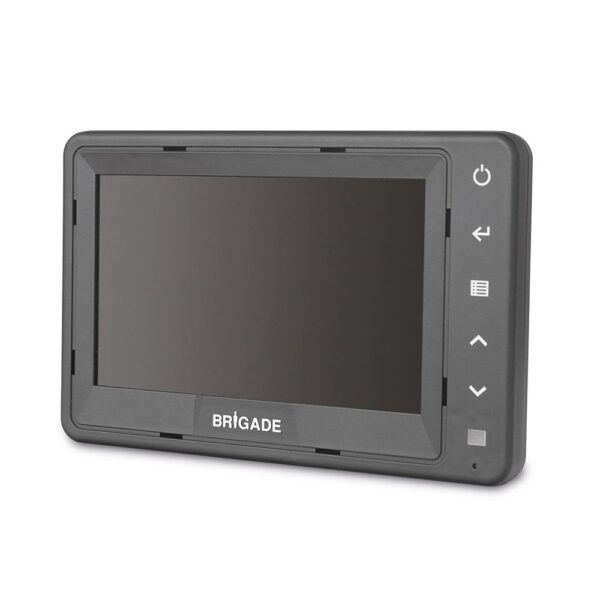 VBV-750M 5"-LCD Digitalmonitor, 3 Kamera-Eingänge, mit Universalhalter