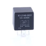 Mini-Relais 12V, 40/50A, Wechsler, mit Widerstand