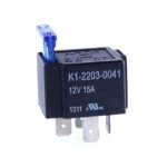 Mini-Relais 12V, 15A, Schließer mit Kfz-Flachsicherung