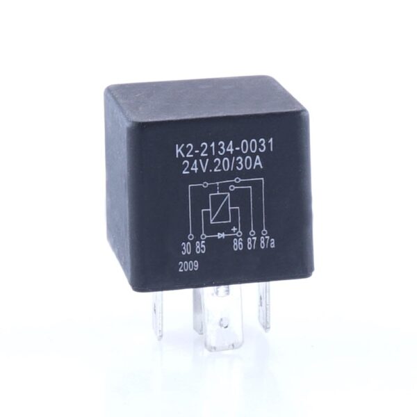 Mini-Relais 24V, 20/30A, Wechsler, mit Diode