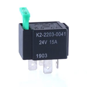 Mini-Relais 24V, 15A, Schließer, mit Kfz-Flachsicherung