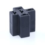 Mini-Relais-Sockel, Zentralstecker 5x 6,3mm