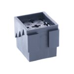 Mini-Relais-Sockel, Zentralstecker, 5x 6,3mm + 4x 2,8mm