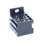 Mini-Relais-Sockel mit Lasche, 5x 6,3mm + 4x 2,8mm