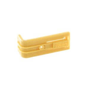 Sicherungsbügel für Mini-Relais-Sockel, gelb, Länge 47mm