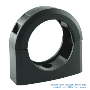 Befestigungsschelle für Wellrohr NW10, Befestigungsloch Ø 4mm, Kunststoff