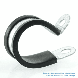 Befestigungsschelle für Wellrohr NW10, Befestigungsloch Ø 5mm, Metall