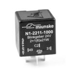 Blinkgeber 24V, 2+1(6) x 21W + 0…5W, vollelektronisch, mit C2-Ausgang