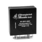 Blinkgeber 24V, (1 x 21W + 1 x LED-Leuchte) + 1 x 21W, Mischbetrieb, vierkanalig, vollelektronisch, lastfreie Steuereingänge, ohne Tippbetrieb