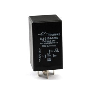 Zeitrelais 24V, 4s, anzugverzögert, potentialfrei, negativ getriggert