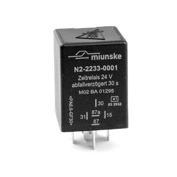 Zeitrelais 24V, 30s, abfallverzögert, nicht potentialfrei, retriggerbar