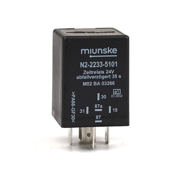 Zeitrelais 24V, NC 30A/NO 40A, 35s, abfallverzögert, nicht potentialfrei, retriggerbar