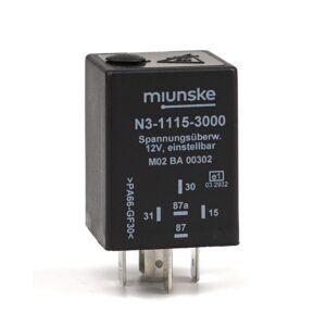 Spannungsüberwachung 12V, einstellbar, U(ein) 11...16V, verzögert