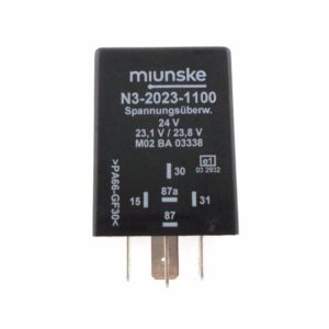 Spannungsüberwachung 24V, NC 20A/NO 20A, U(ein) 23,8V, U(aus) 23,1V, verzögert, Spannungsversorgungsanschlüsse vertauscht