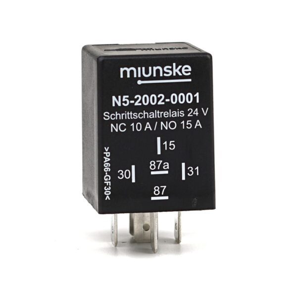 Schrittschaltrelais 24V, 10/15A, positiv getriggert