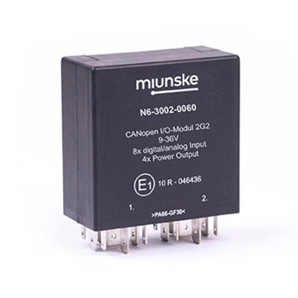 CANopen I/O-Modul 2G2, 9-36V, 8 x d/a Input, 4 x Power Output