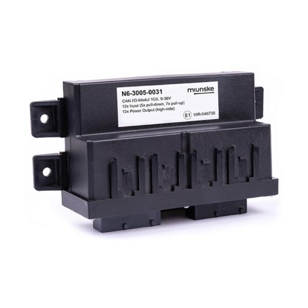 CAN I/O-Modul 1G5, 9-36V, 12 x Input (5 x pull-down, 7 x pull-up), 12 x Power Output (high-side), vergossen