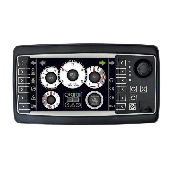 OPUS A6s 2nd Generation Full, PClient,  7" TFT 800x480 Pixel Touch, 2x CAN ISO 11898, 3x Video In, 12x Softkey, 3x Hardkey, 1x Encoder