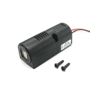 Aufbau-Power USB Doppel-Steckdose, 8-34VDC/5VDC 5.000mA (2x2500mA) mit integriertem Spannungswandler