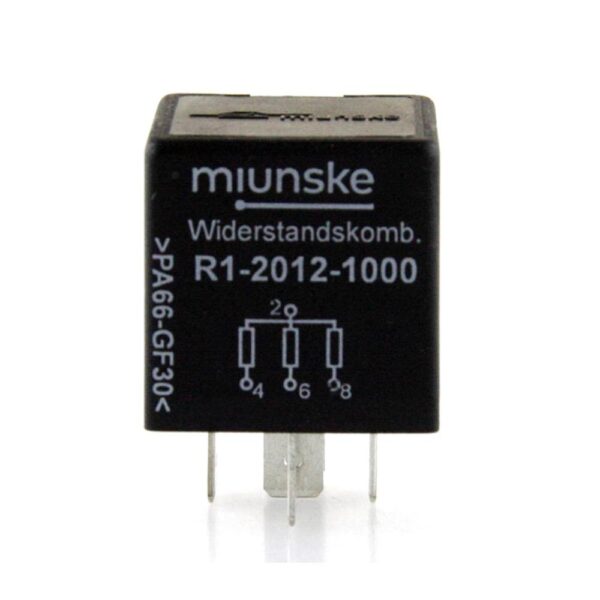 Widerstandskombination 0,6W, 1x100Ohm, 2x1kOhm, gemeinsamer Anschluss