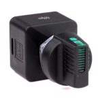 Drehschalter, I-0-II, beleuchtet mit LED, grün, IP53