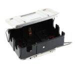 Kabelverbindungsdose, 5 Eingänge, mit Entlüftung, Aluminiumdeckel mit Bügelverschluss, ohne Tüllen